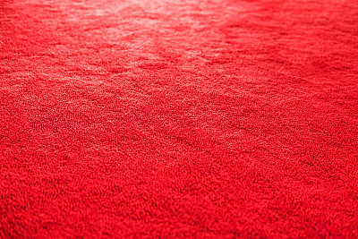 红地毯纹理明亮，选择性聚焦图片下载
