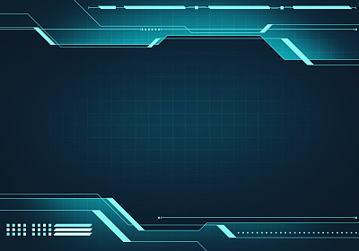 数字图像技术HUD界面概念与电路芯片在虚拟现实图片下载