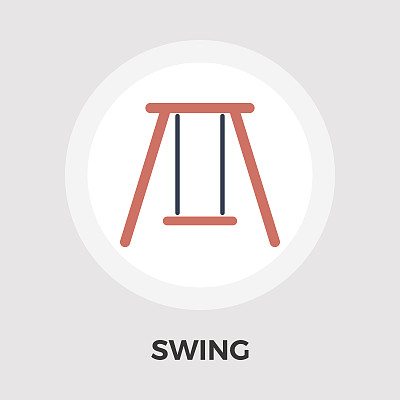 摆动矢量平面图标图片下载