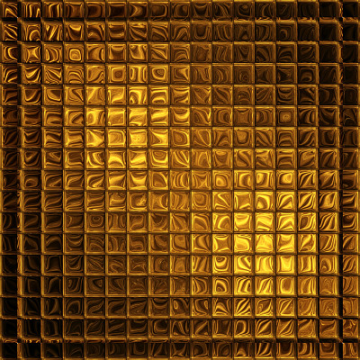 金色的马赛克，方形的奢华背景图片下载