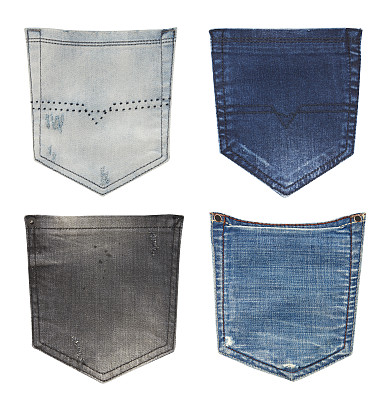 牛仔裤后面的口袋图片下载