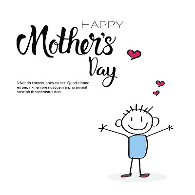 母亲节快乐，春节贺卡横幅图片下载