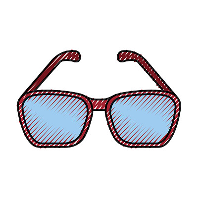 眼镜孤立图标素材图片