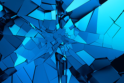 摘要裂纹表面的三维绘制。图片下载