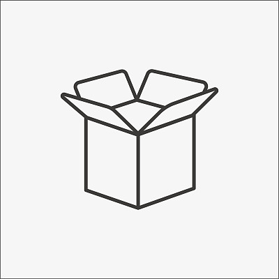 纸箱打开包裹盒图标图片下载