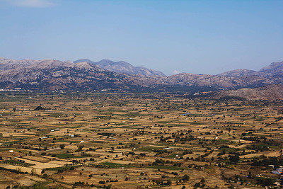 克里特岛肥沃的拉西高原图片下载
