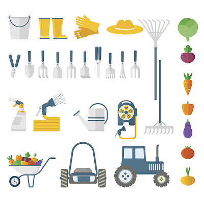 一套大型园艺设备图片下载