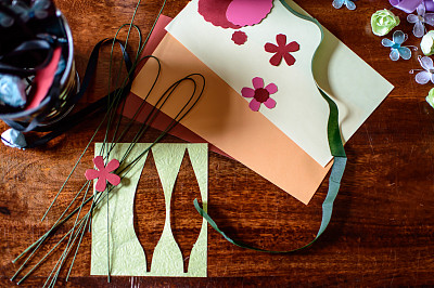 美丽优雅的艺术和工艺为商业或个人工艺制作提供创意的概念背景图片下载