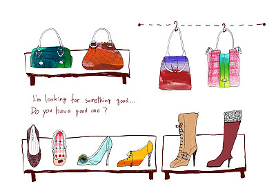 鞋子和包图片下载