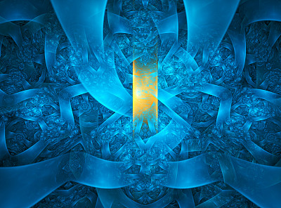 抽象分形背景的创意设计图片下载