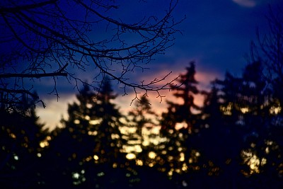 晚上日落图片下载