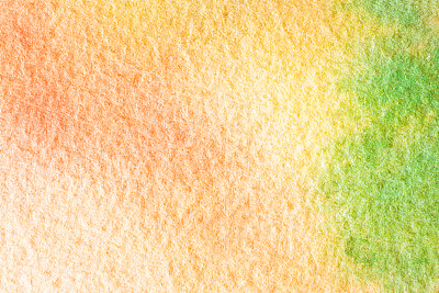 抽象橙绿色水彩背景。宏观结构。图片下载