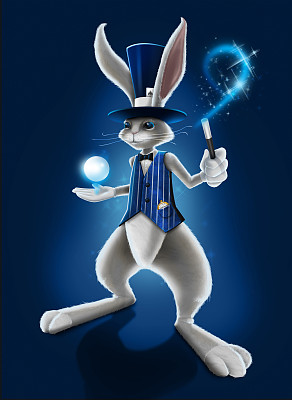 帽子里的兔子图片下载