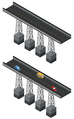 汽车桥梁设计图片下载