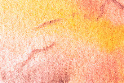 橙色手绘水彩背景。图片下载