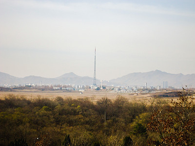 宣传村，朝鲜，Kijŏngdong图片下载