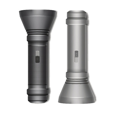 两支手电筒图片下载