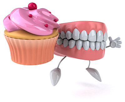 有趣的牙齿素材图片