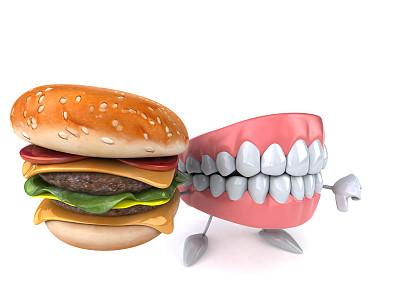 有趣的牙齿素材图片