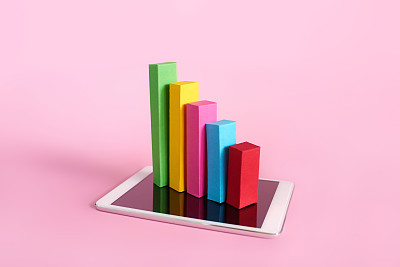 丰富多彩的财务图表概念图片下载