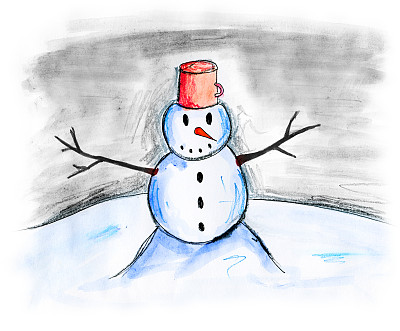 雪人图片下载