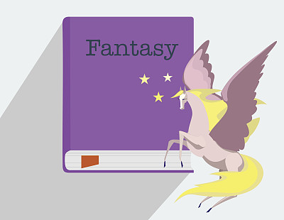 矢量图标书幻想流派图片下载