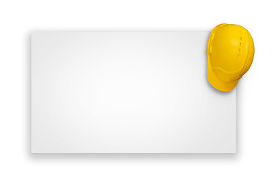 黄色建筑头盔图片下载