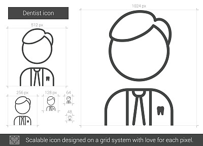 牙医行图标图片下载