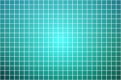 绿松石阴影方形马赛克背景之上的白色图片下载