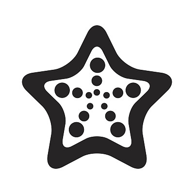 海星是热带夏季的标志图片下载