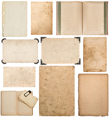 纸片书硬纸板照片框角剪贴簿图片下载