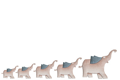 织物的大象图片下载