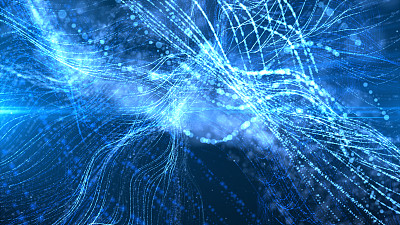 数字抽象波粒形式图片下载