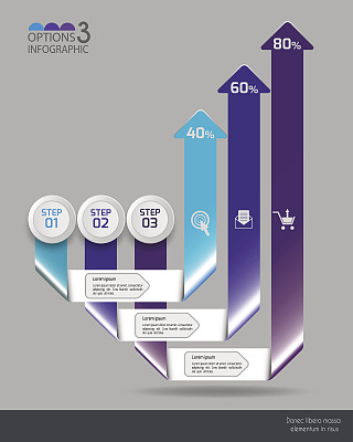 矢量插图信息图形集。图片下载