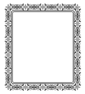 黑色的框架图片下载