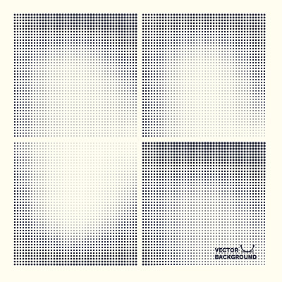 设置抽象矢量半色调背景。黑白纹理素材图片