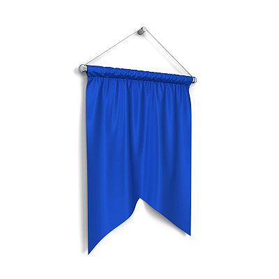 空白的三角旗图片下载