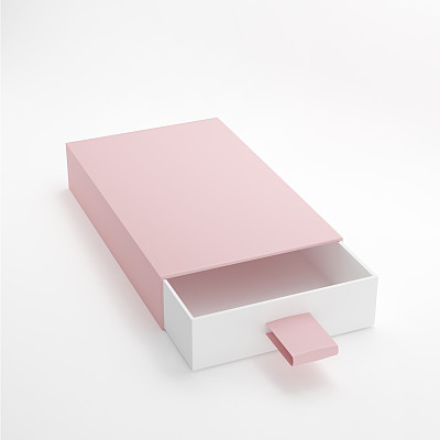 优雅的滑动盒模型模板上的白色背景图片下载