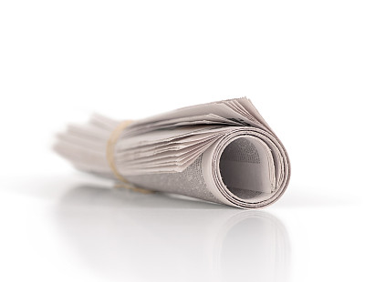 卷起的nnewspaper图片下载