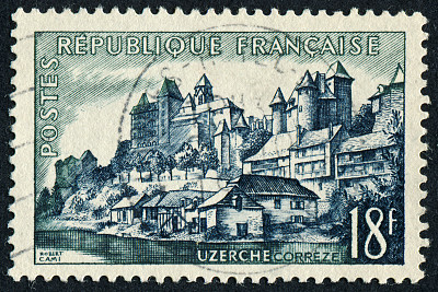 Uzerche、法国邮票图片下载