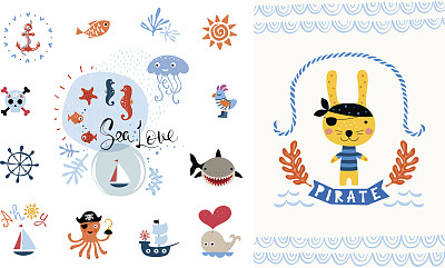 卡片设计和元素Set_09图片下载