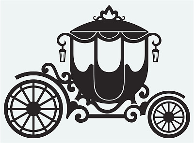 老式马车插图图片下载