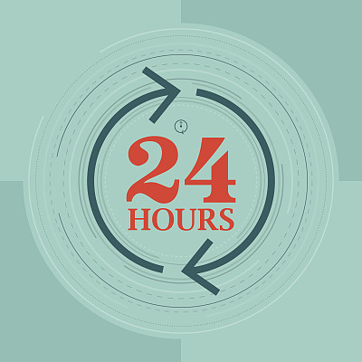 24小时的概念图片下载
