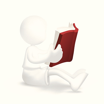 小男孩在读书图片下载