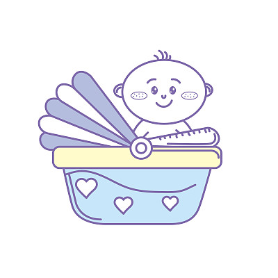 里面有婴儿的安全座椅图片下载