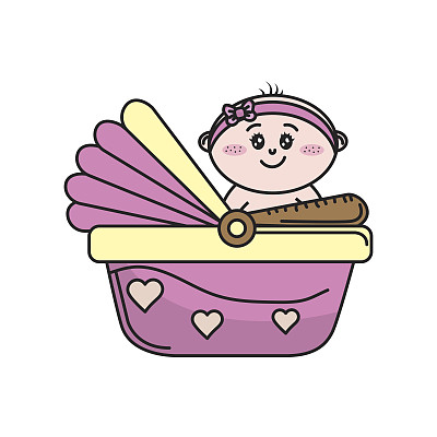 里面有婴儿的安全座椅图片下载