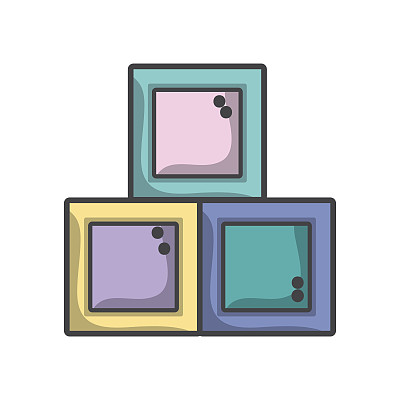 婴儿游戏元素让孩子学习图片下载