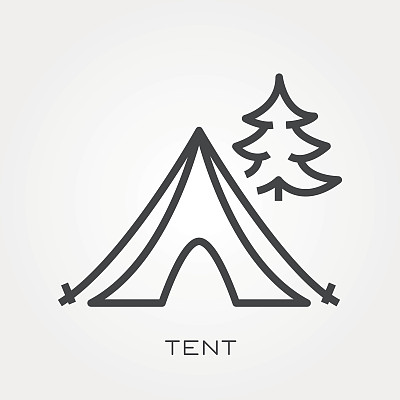 行图标帐篷图片下载