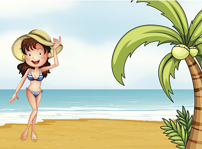 穿着泳衣的女士图片下载