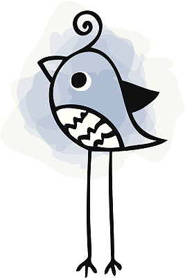 蓝色的鸟图片下载